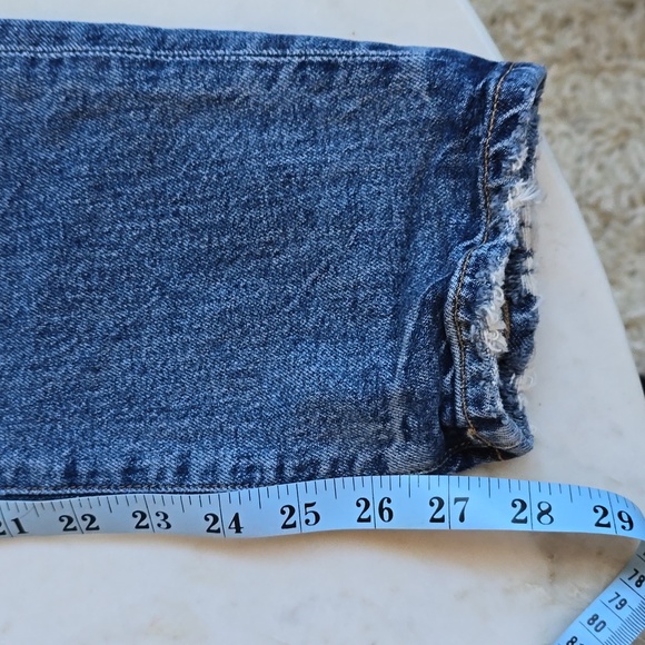 AGOLDE Toni midrise straight jeans in dime color size 25 - Picture 13 of 15